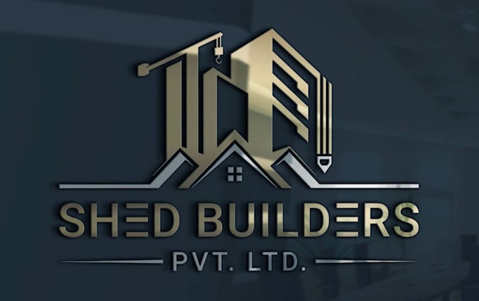 create a real estate, construction and property logo