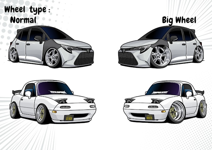 chibi car from your photo