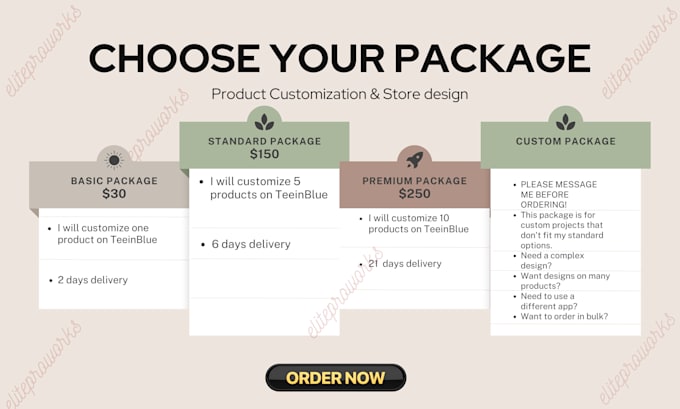 customize print on demand products on teeinblue product personalizer