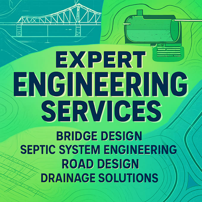 do bridge design, septic system engineering, road design, and drainage solutions