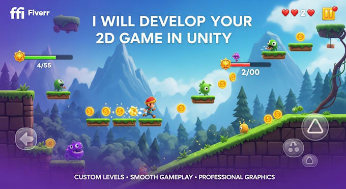 Develop online multiplayer 2d game, 2d game design, fix bugs in ...