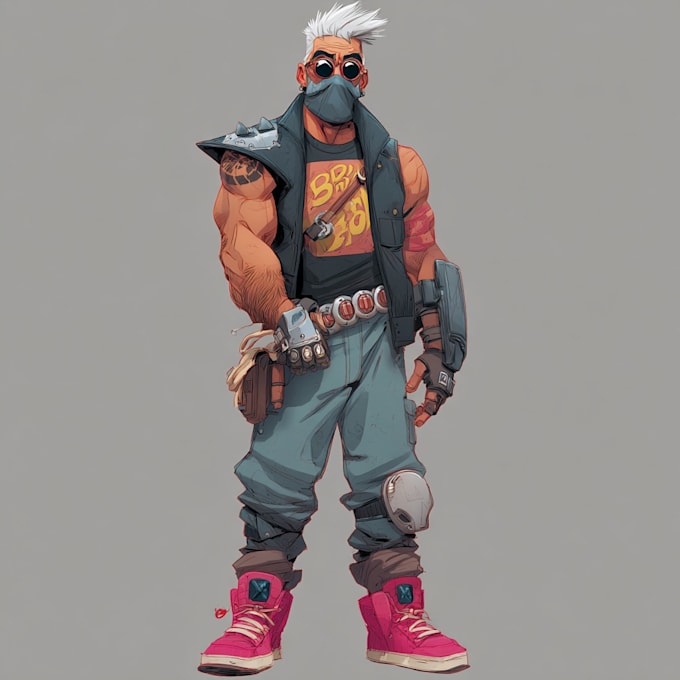 do a charcter of comic or design your comic character