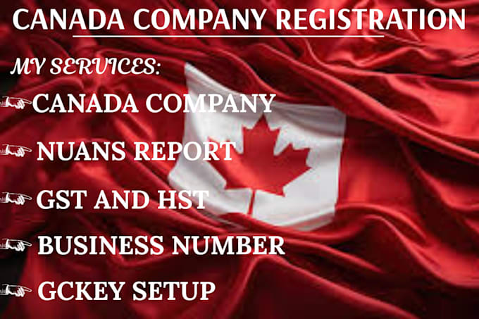 incorporate your business in canada, nuans report, business number, gst and hst