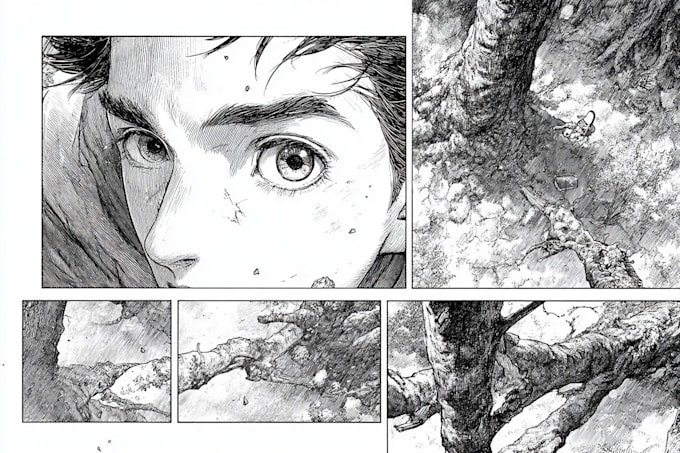draw great manga pages for you
