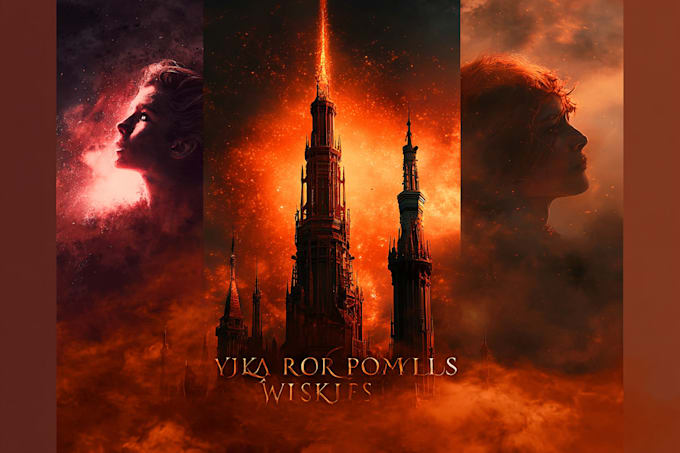 design a fantasy, sci fi, or horror, book cover