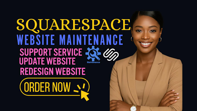 build squarespace, design or redesign website and update, squarespace website