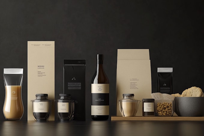 design a cute product packaging or label
