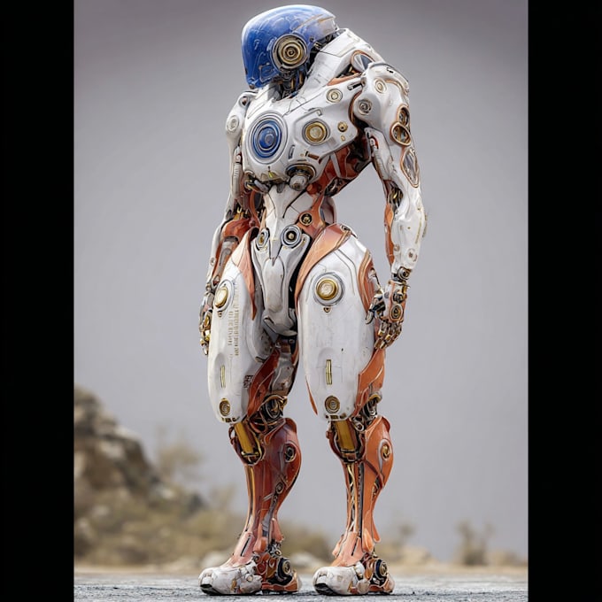 create your robot character for your sci fi themed projects