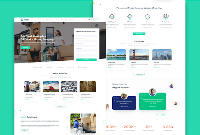 design modern website UI UX in figma