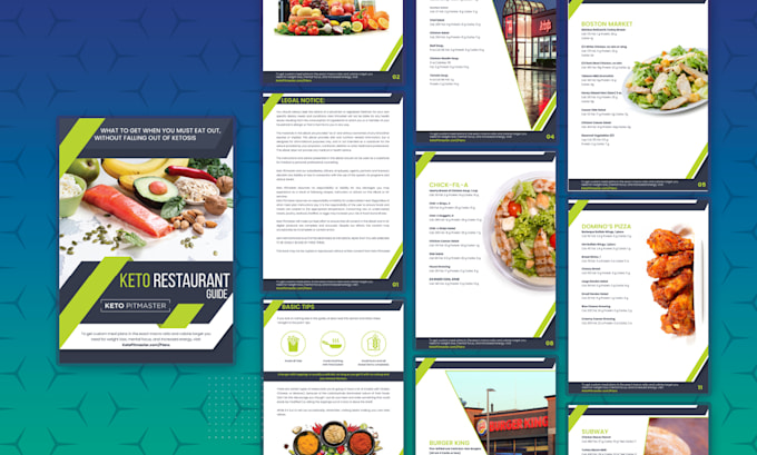 design a professional and modern report or document