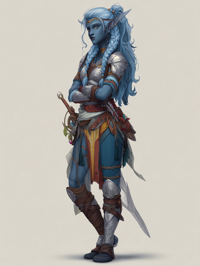 fantasy character design and dnd character art
