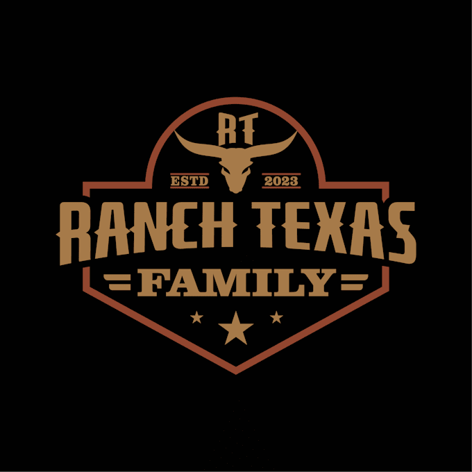 do custom professional hand drawn vintage ranching logo