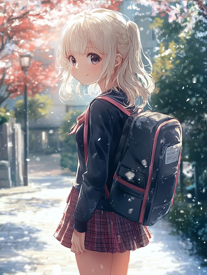 draw anime character an illustration