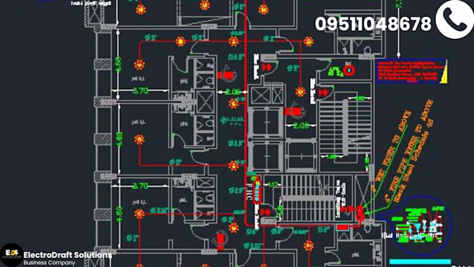 create detailed residential electrical plans using autocad