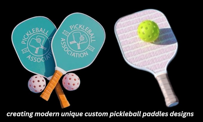 create modern custom unique pickleball paddles designs for your brand
