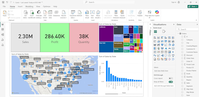 Build your custom power bi dashboards, analize data and visualization ...
