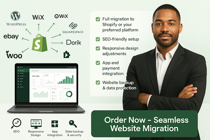 copy clone jimdo neto weblium wix to wordpress shopify website migration design