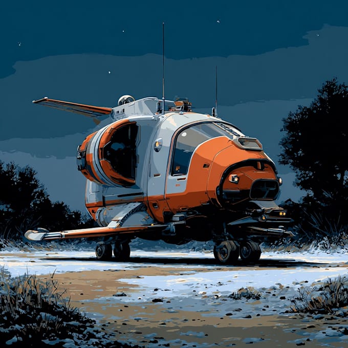 model hard surface scifi vehicles, spaceships