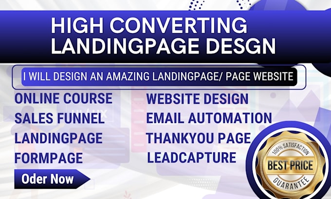 design a high converting landing page that boosts your sales