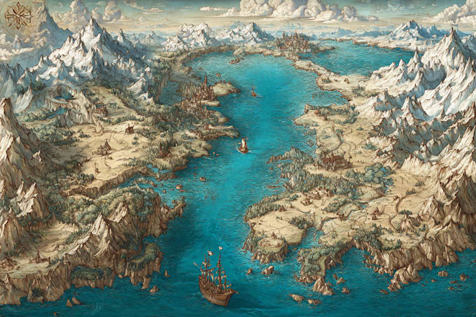do fantasy map design