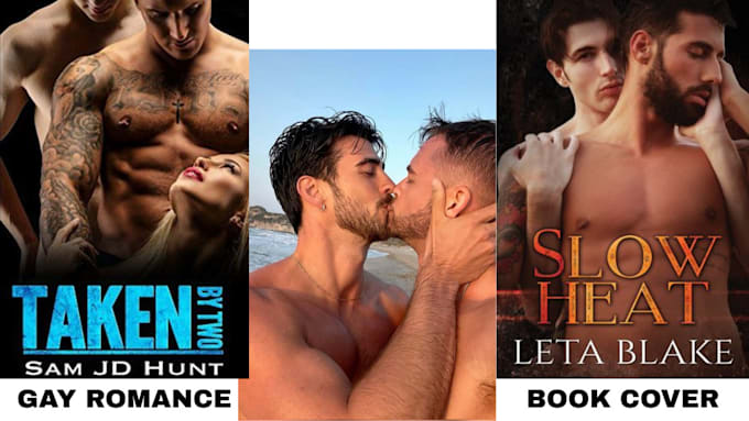 design stunningya, sci fi, gay, sports and romance ebook cover illustration