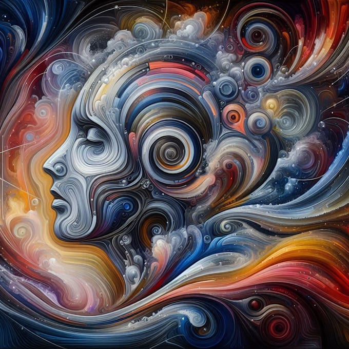 create an abstract painting art or abstract art