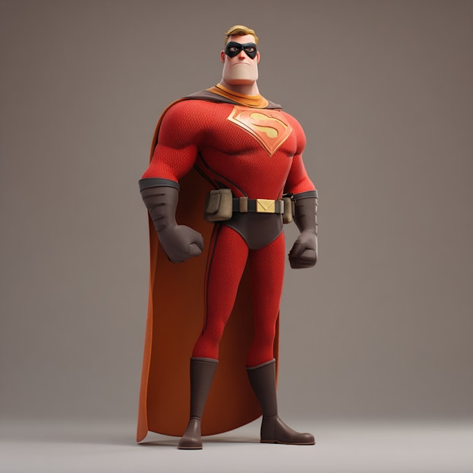 portrait you as an superhero character
