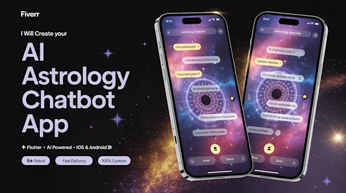 create a professional astrology ai chatbot and mobile app using flutter