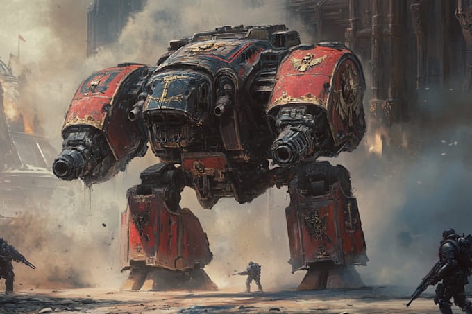 make a warhammer illustration