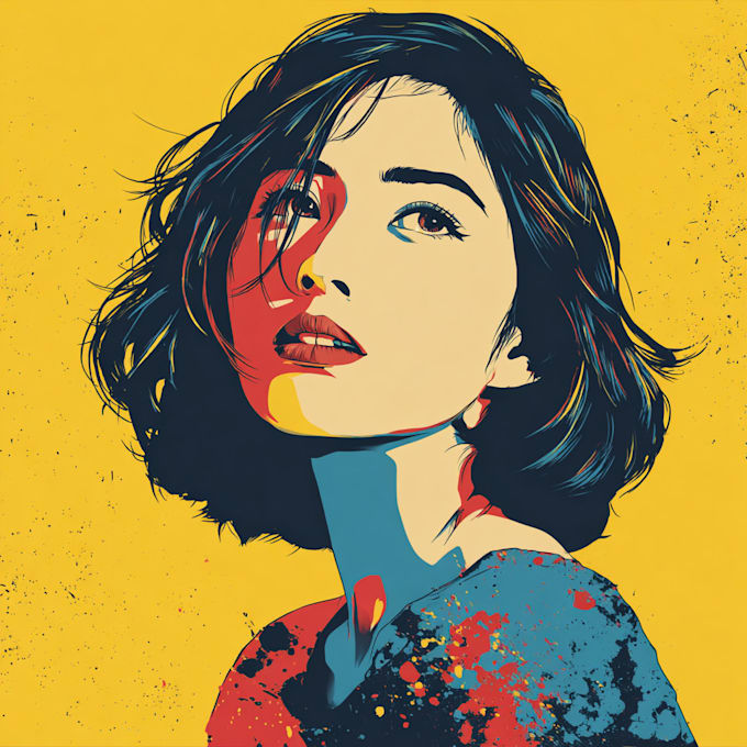 draw vector pop art illustration