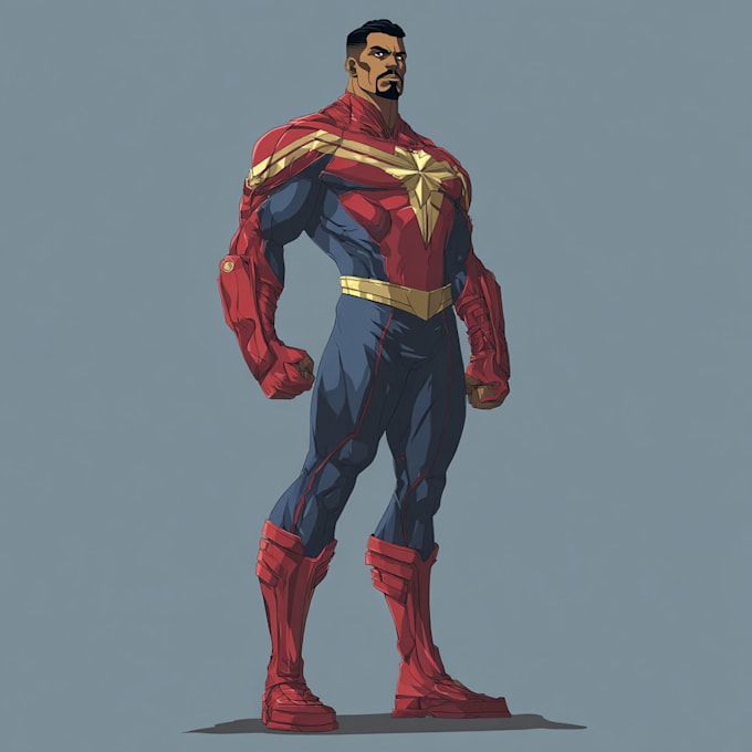 draw your superhero character design marvel style