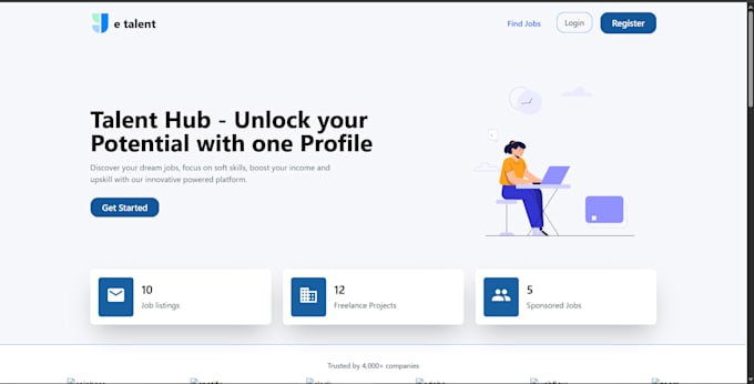 build responsive react or next js websites with tailwind CSS