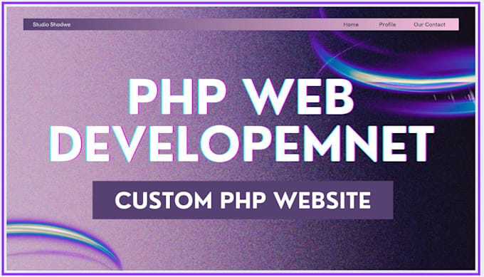 develop custom PHP website, web tool or web app