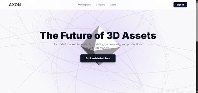 build a custom, animated, 3d responsive website