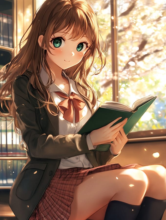 draw custom anime character illustration