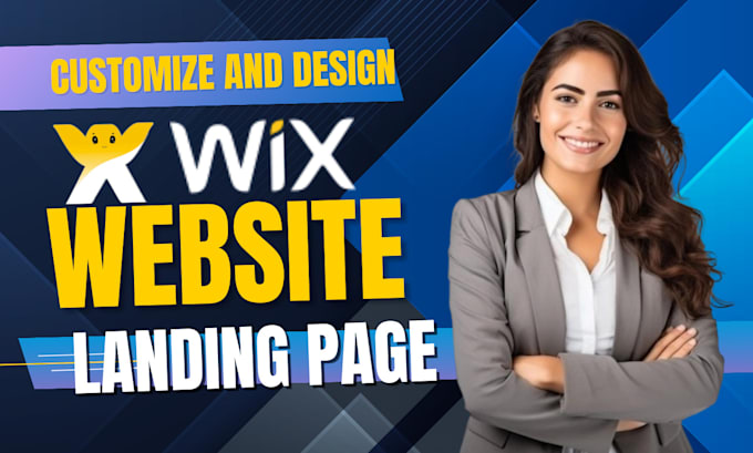 design wix studio website, wix responsive design, and wix website customization
