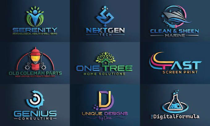 create a modren logo design with in 12 hrs