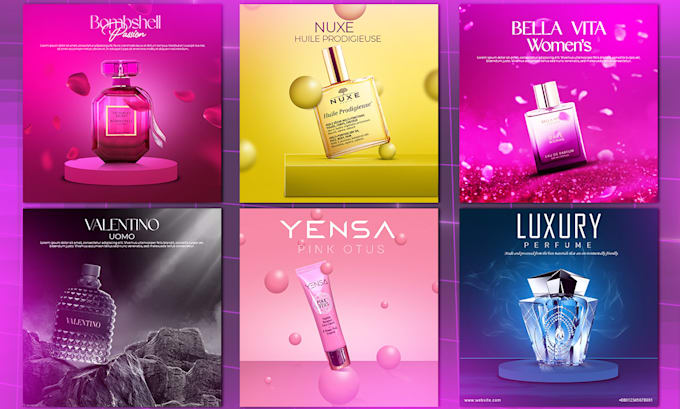 do stylish instagram facebook post graphics
