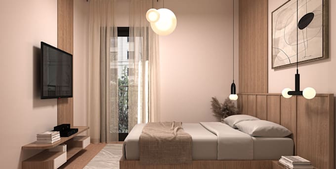 craft 3d interior layout,cozy building,bedroom apartment,laundry,kitchen render