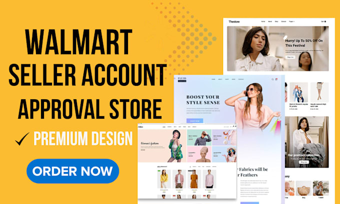 Help you to get walmart seller account approval and setup branded