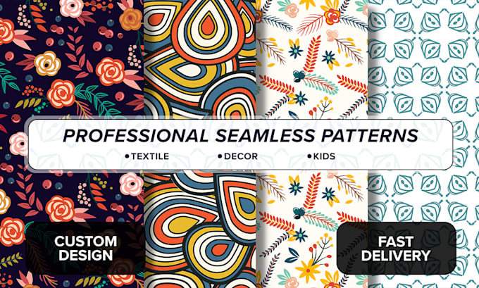 design unique floral botanical seamless pattern for fabric