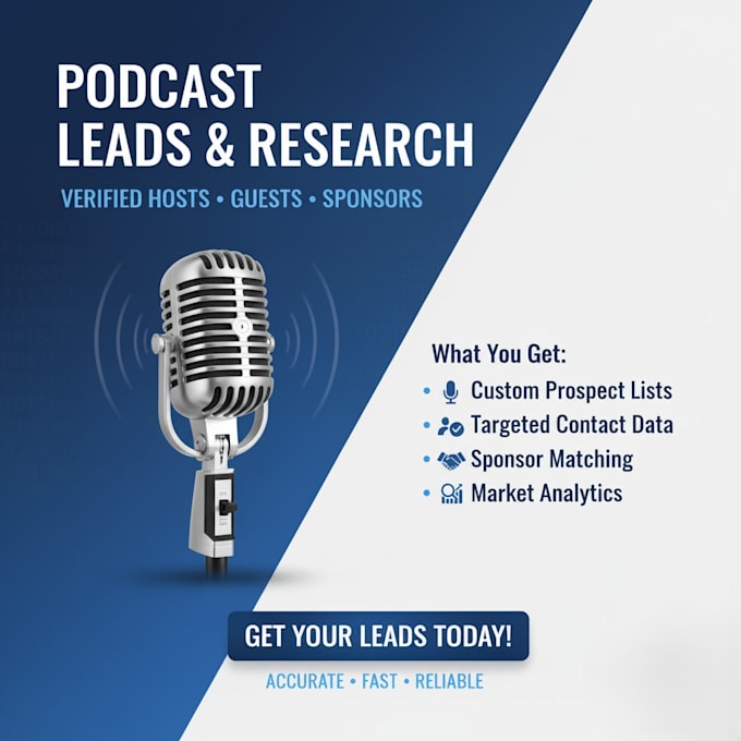 research podcast list for you to guest on