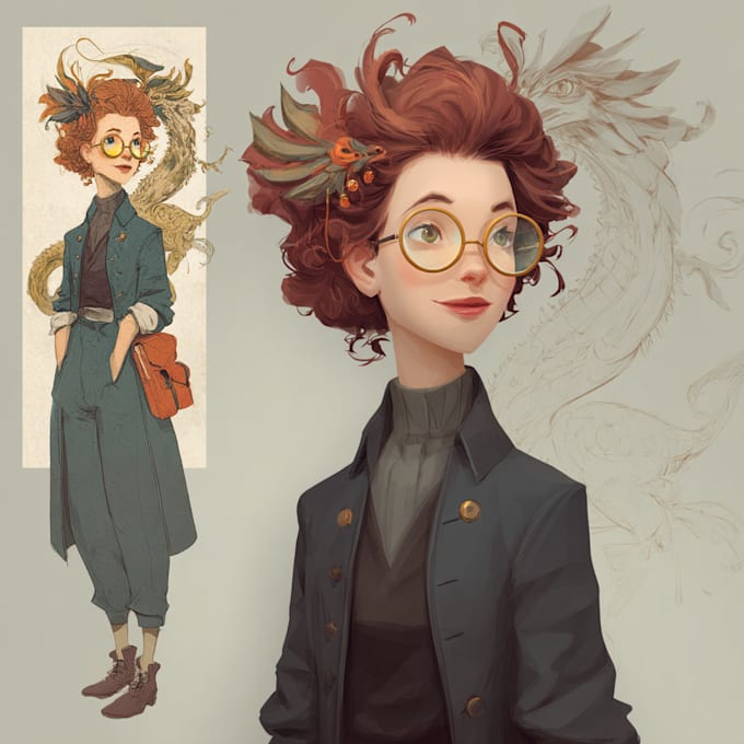 Design a character for you by Feapelope | Fiverr