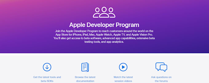 create a verified apple developer account for you