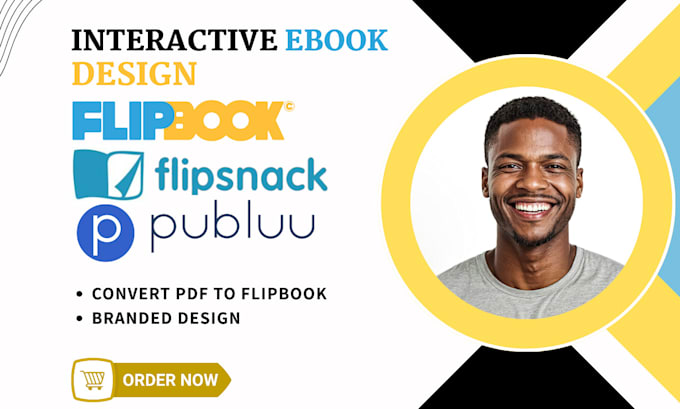 create interactive flipbook from your PDF using publuu, flipsnack or designrr