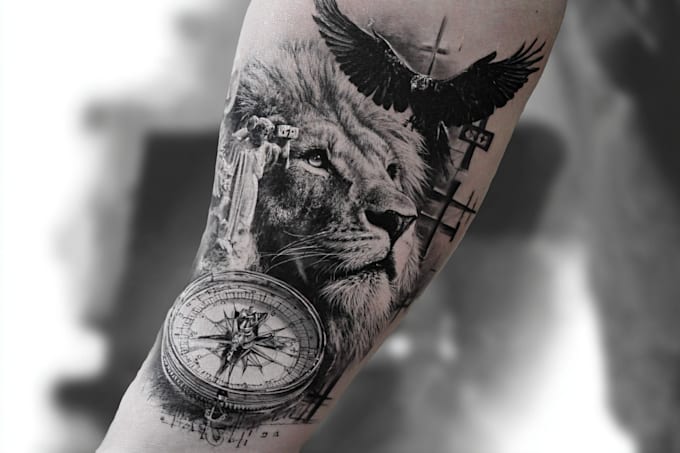 create awesome old school tattoo style design