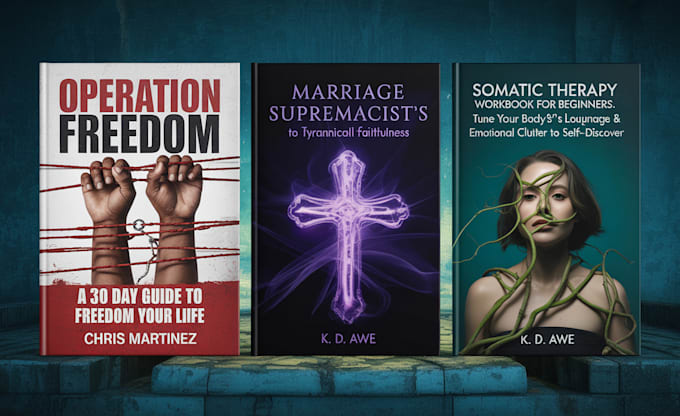 design professional book ebook KDP cover design
