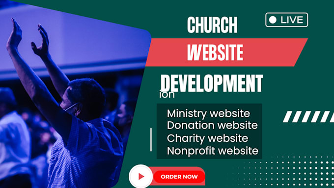 build church ministry website, charity, donation website,  wcag 2 2 website