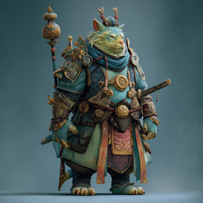 Fansinating Characters Draw original fantasy characters, concept art, fanart by Ampolis | Fiverr