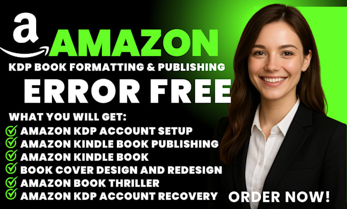 professional ready to publish book formatting, book publishing amazon kdp setup